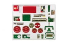 Wilesco D 375 Steam Roller Kit, green W00375