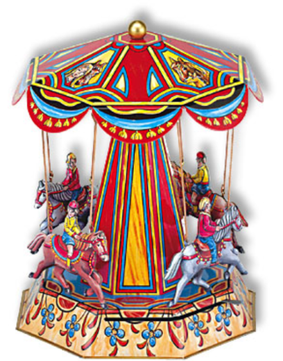 Wilesco M 48 Nostalgic Roundabout with Horses W00480