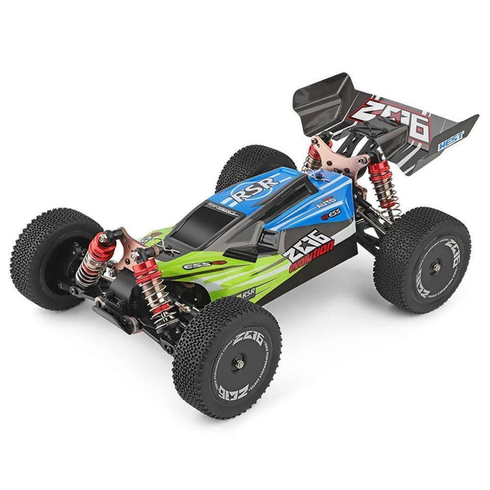 WL Toys 1/14 Offroad RC Buggy /w Metal Chassis Green/Blue WL-144001-GB