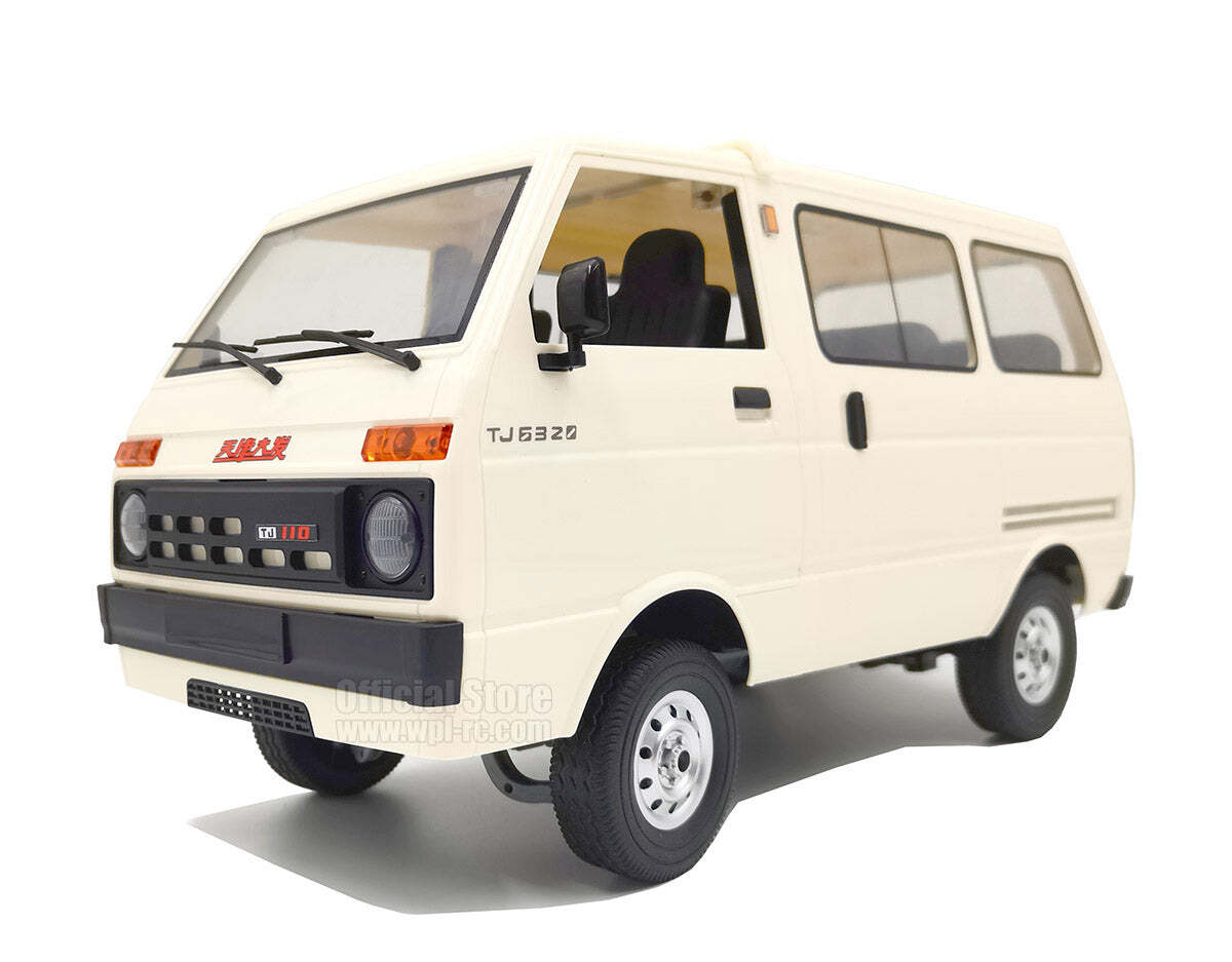 WPL 1/10 RC Kei Drift Van Hijet80 RTR White WPL-D42-WHITE