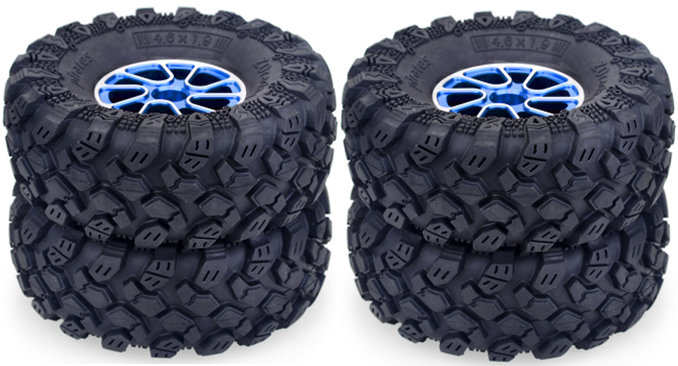ZD10023 ZD Racing Pirates 1.9inch 1/10 Crawler car Tires Blue ZD Racing