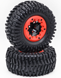 ZD7544 ZD Racing DBX-102 wheels tire set Red ZD Racing