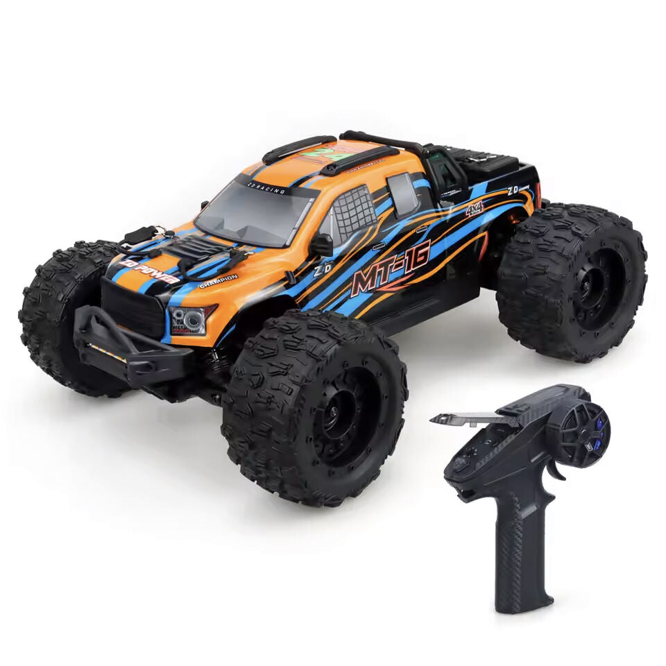 ZD Racing MT-16 1/16 4WD Brushless Monster Truck (Orange/Black) ZDMT-16-1