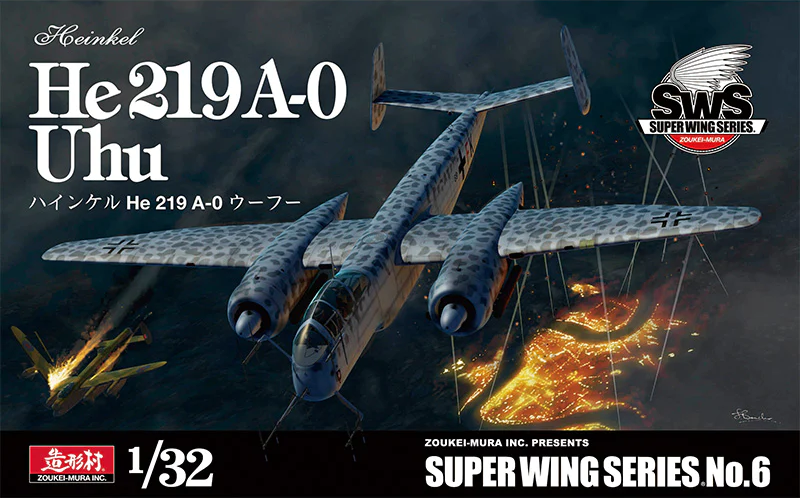 Zoukei Mura 1/32 He 219 Uhu Plastic Model Kit ZM-SWS06