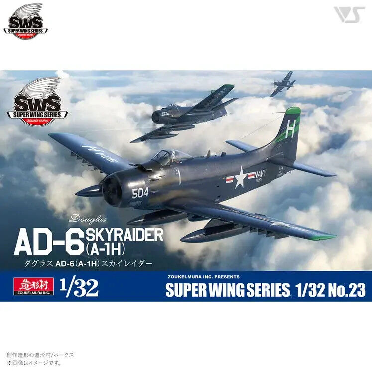 Zoukei Mura 1/32 Douglas AD-6 (A-1H) Skyraider Plastic Model Kit ZM-SWS23