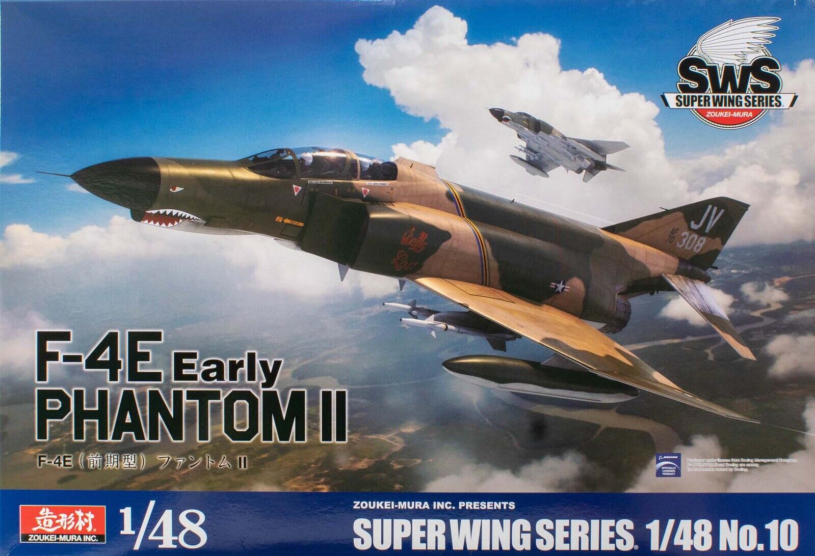 Zoukei Mura 1/48 F-4E Early Phantom II Plastic Model Kit ZM-SWS48-10