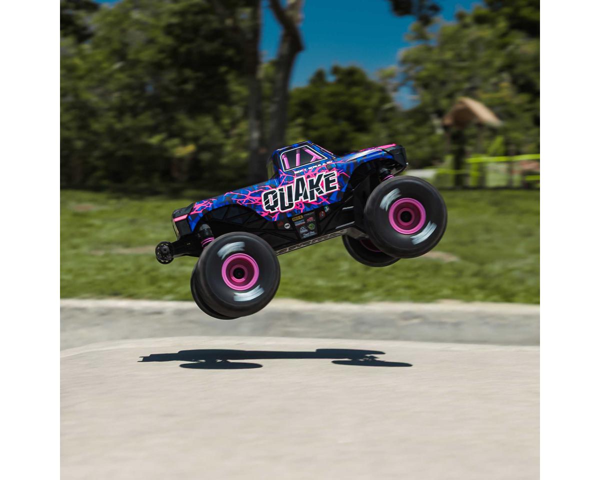 Arrma Quake Grom 4X4 1/16 Monster Truck RTR, Purple ARA2137T3
