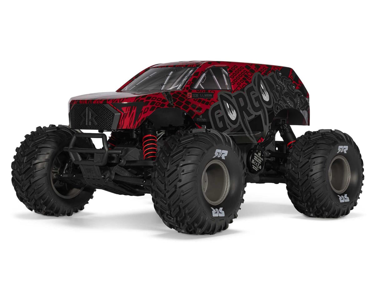 Arrma Gorgon 223S 1/10 2WD Brushless Monster Truck, RTR, Red/Black ARA3530T2