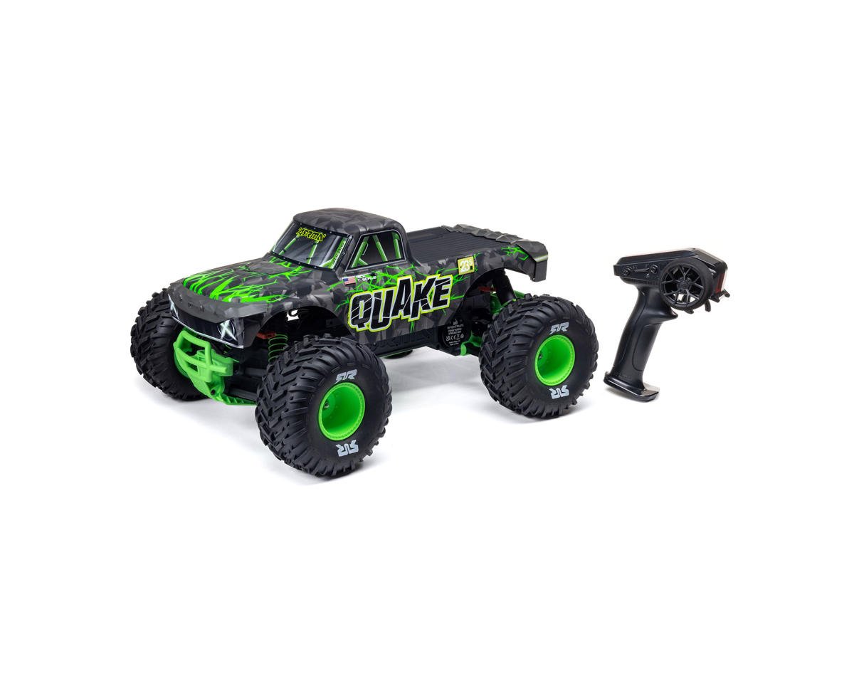 Arrma Quake 223S DSC 1/10 RTR Brushless 2WD Monster Truck (Green) ARA3537T2 Arrma