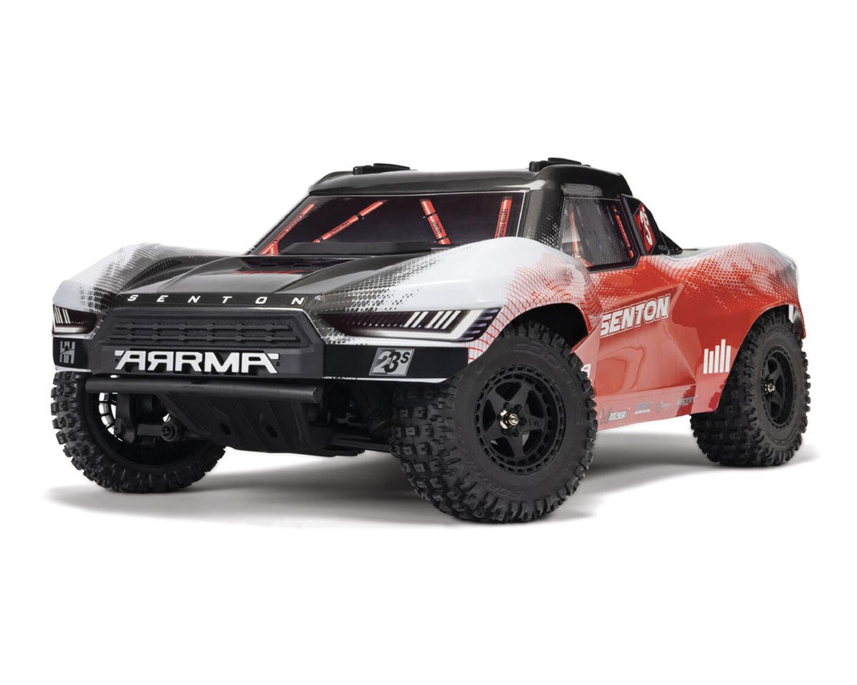 Arrma Senton V4 4X4 223S BLX 1/10 RC Short Course Truck, RTR, Red, ARA4303V4T2