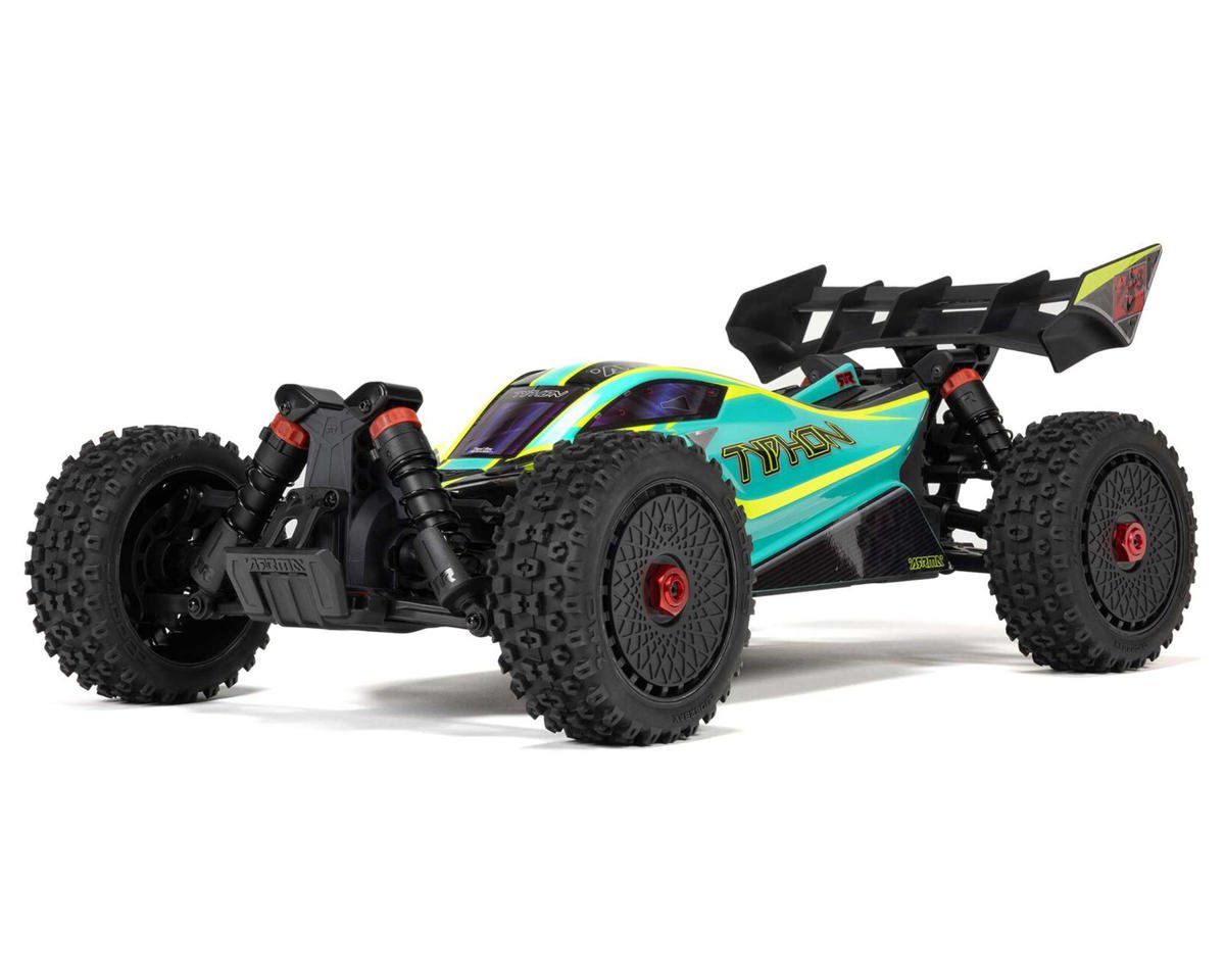Arrma Typhon 223S DSC 4X4 BLX 1/8 RC Buggy, RTR, Green, ARA4306V4T1