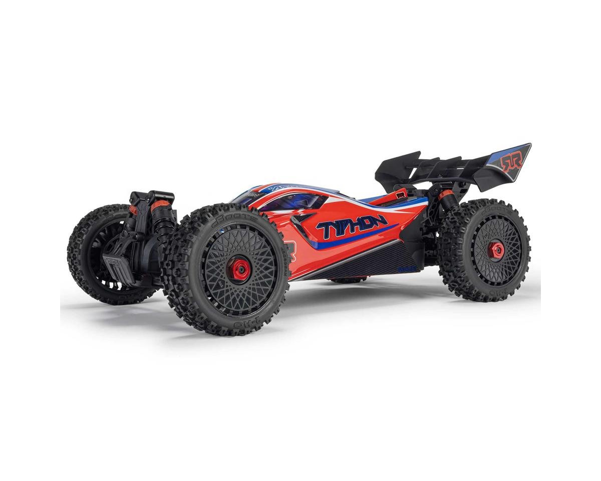 Arrma Typhon 223S DSC 4X4 BLX 1/8 RC Buggy, RTR, Red/Blue, ARA4306V4T3