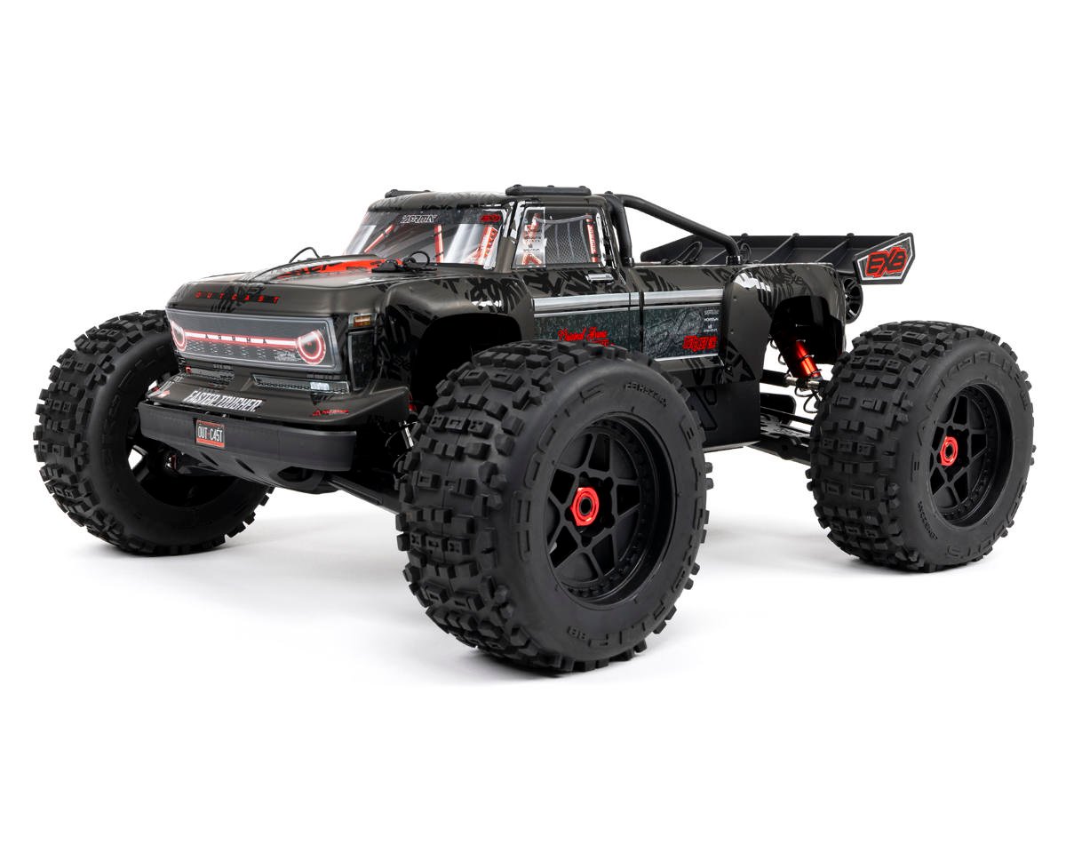 Arrma Outcast EXB 8S 1/5 Stunt Monster Truck RTR, Black ARA5810V2T1 Arrma