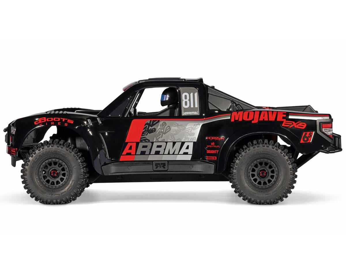 Arrma Mojave 6S EXB RTR Brushless 1/7 4WD Extreme Bash Desert Truck (Black/Red) 2026 ARA7704V3T1