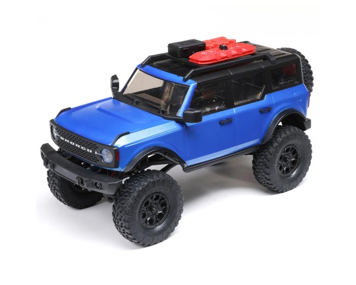 AXI00006T2 Axial SCX24 2021 Ford Bronco 1/24 Crawler RTR, Blue, AXI00006T3 Axial