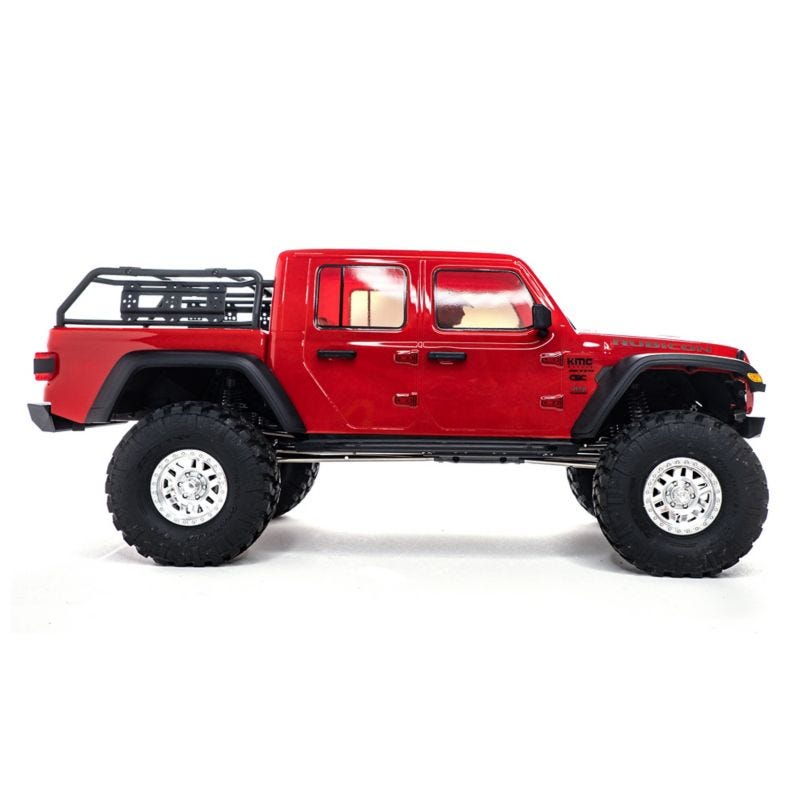 Axial SCX10 III Jeep JT Gladiator RC Crawler, RTR, Red, AXI03006T2 Axial