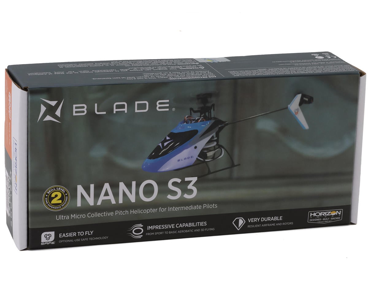 Blade Nano S3 RC Helicopter, BNF Basic, BLH013050