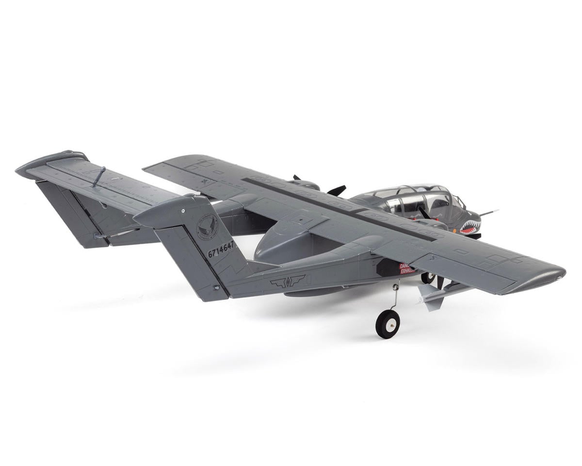 E-flite Micro OV-10 Bronco BNF Basic Electric Airplane AS3X & SAFE EFLU35050