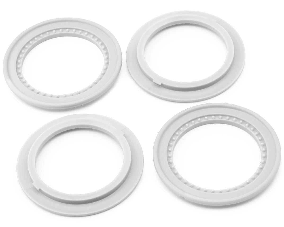 Losi White Snap in Beadlock Rings, 4pcs, LMT 2.0 LOS-1823