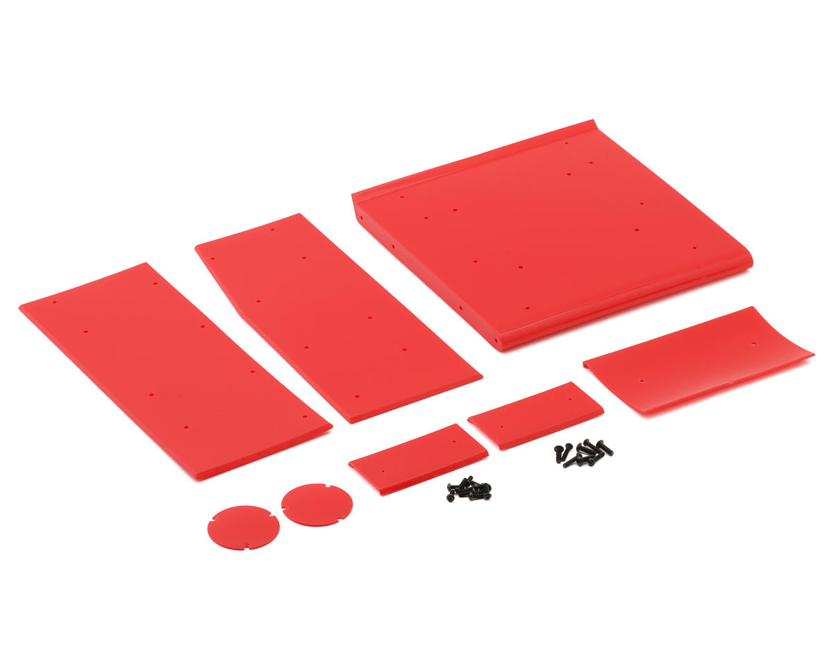 Losi Wing Panel Set, Red, 22S Sprint Car LOS-1895