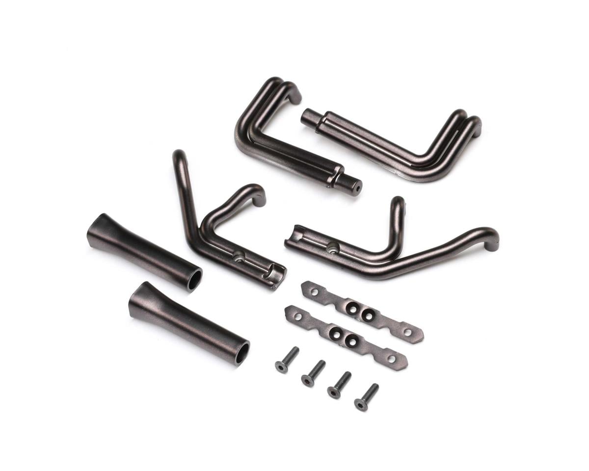 Losi Header Set, Black Chrome, 22S Sprint Car LOS-1896
