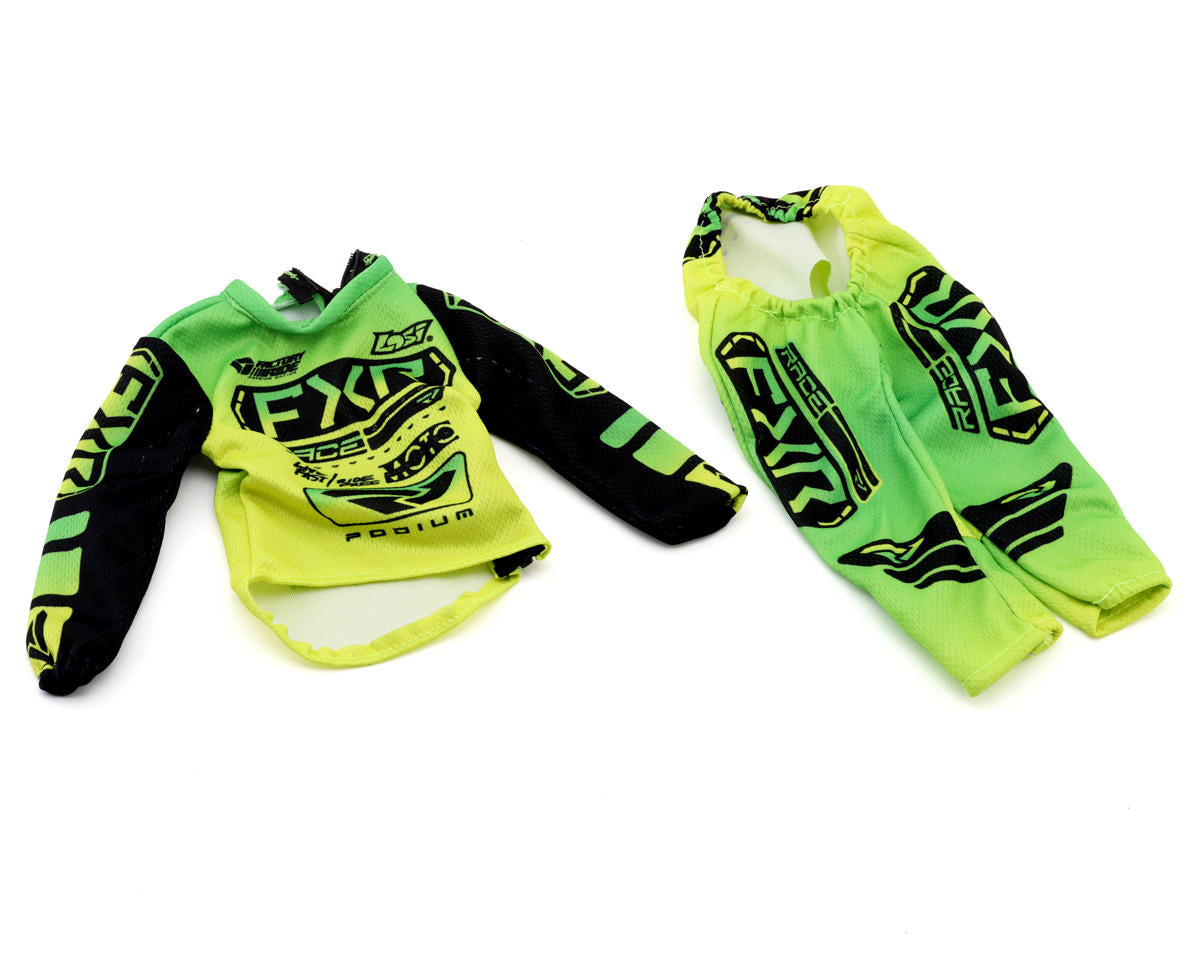 Losi Rider Jersey Set, FXR Yellow Podium Gladiator, ProMoto-SM LOS-2282