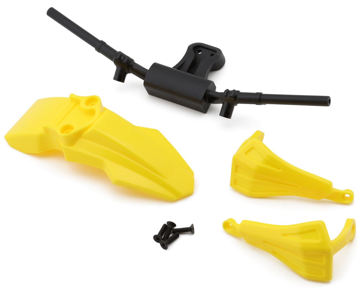 Losi Fender, Handguards and Handle Bars, Yellow, ProMoto SM LOS-2292