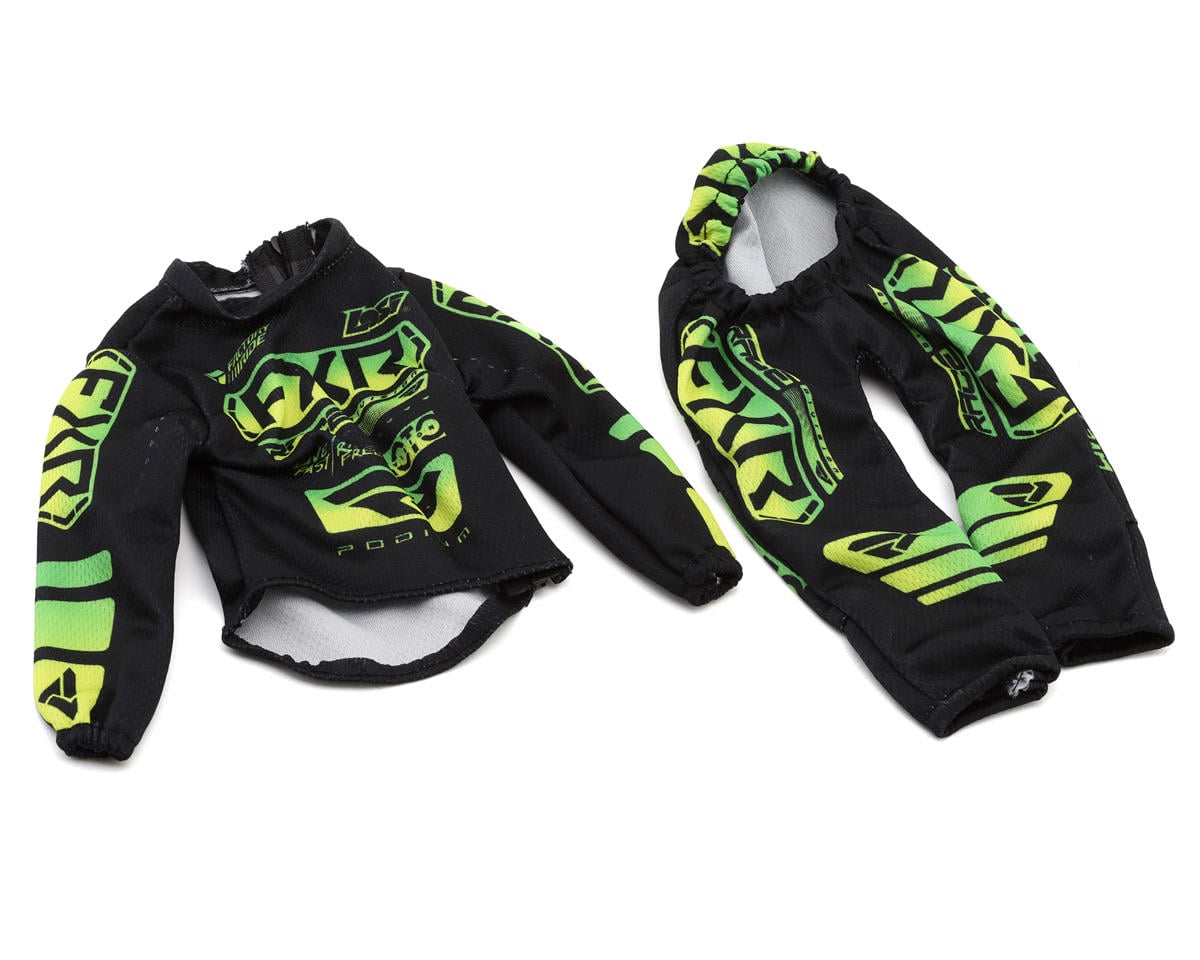Losi Rider Jersey Set, FXR Black Podium Gladiator, ProMoto-SM LOS-2296