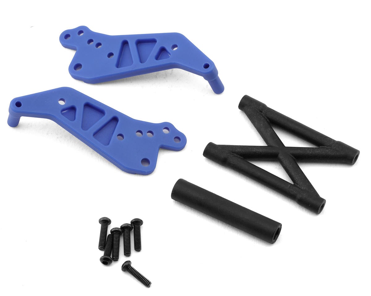 Losi Wheelie Bar Set, Blue, Mini LMT LOS211046