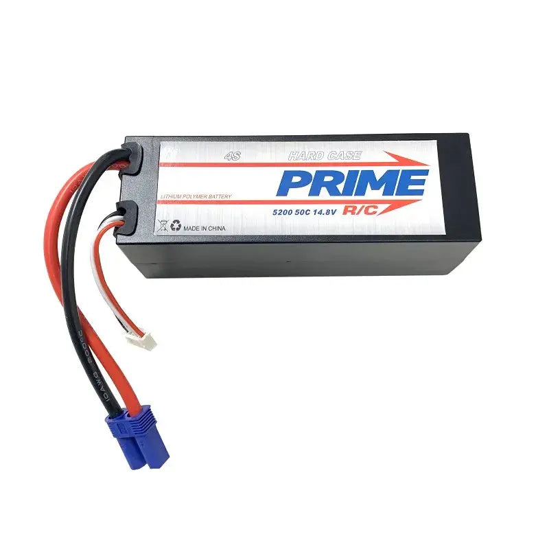 Prime RC 5200mAh 4S 14.8v 50C Hard Case LiPo Battery with EC5 Connector Prime