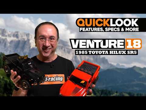 HPI-116803 HPI Venture18 Flux Brushless 1985 Toyota Hilux SR5 1/18 RTR 4WD w/2.4GHz
