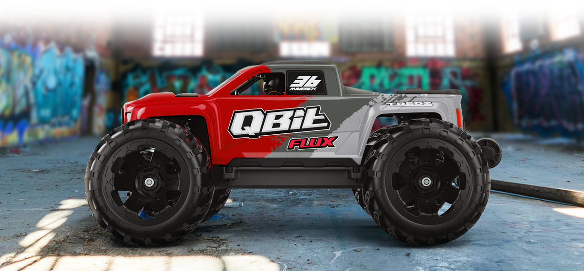 MAVERICK 1/16 QBIT MT FLUX MONSTER TRUCK - RED 151005