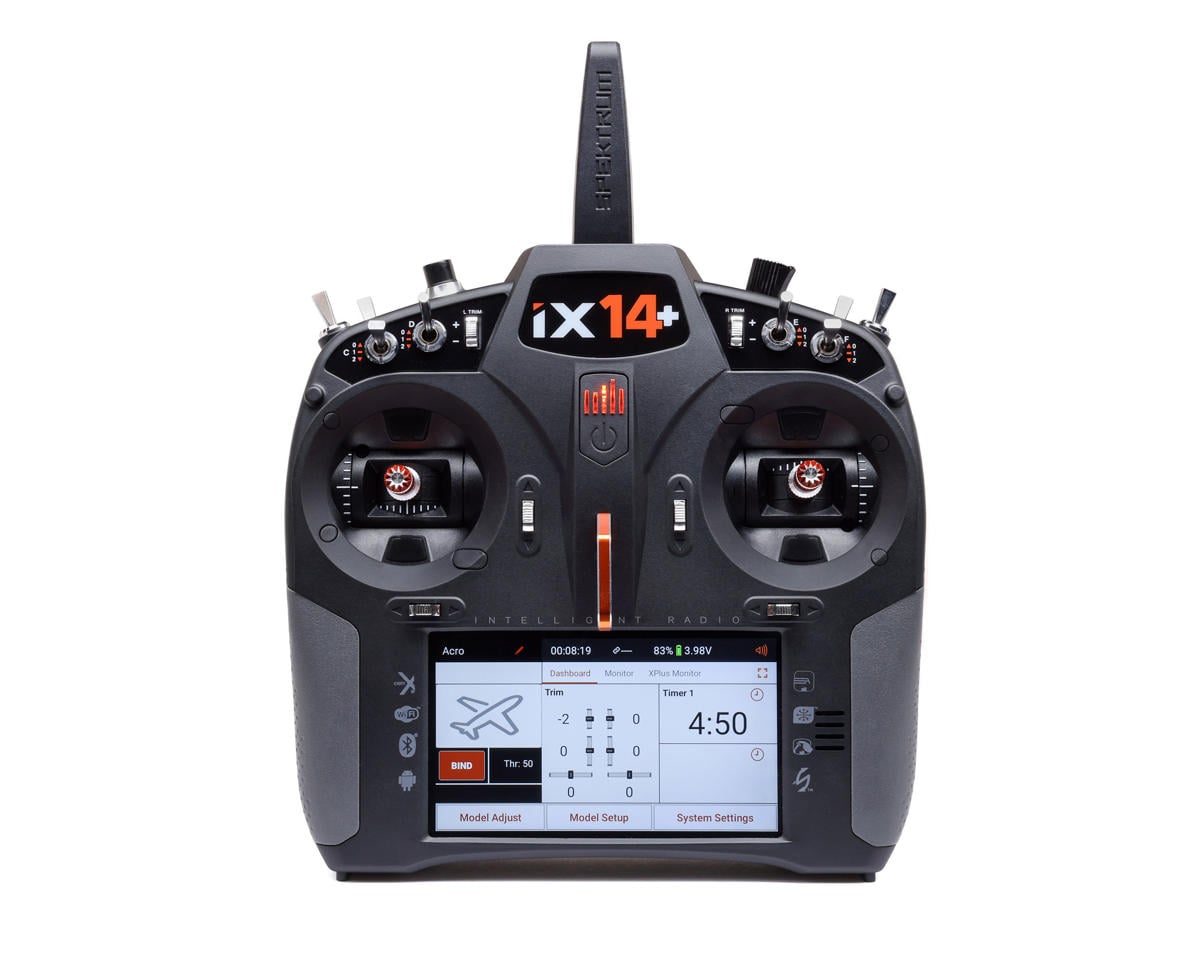 Spektrum iX14+ 20 Channel DSM-X Transmitter Only, SPMR14010