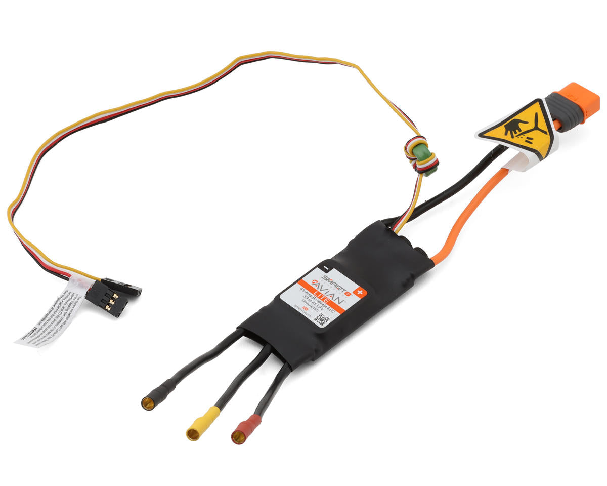 Spektrum Avian 45A 3-4S Smart Lite Brushless ESC with IC3 Connector SPMXAE45D