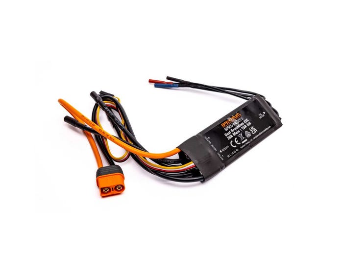 Spektrum Avian Dual 3-4S ESC with 30A Main and 15A Tail, Eclipse 360 Spektrum