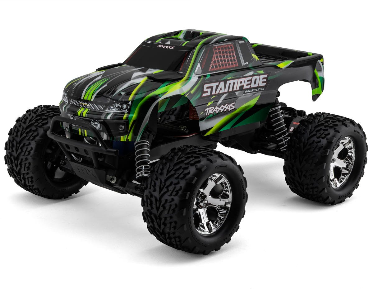Traxxas Stampede BL-2s HD RTR 1/10 2WD Brushless Monster Truck (Green) 36354-4GRN