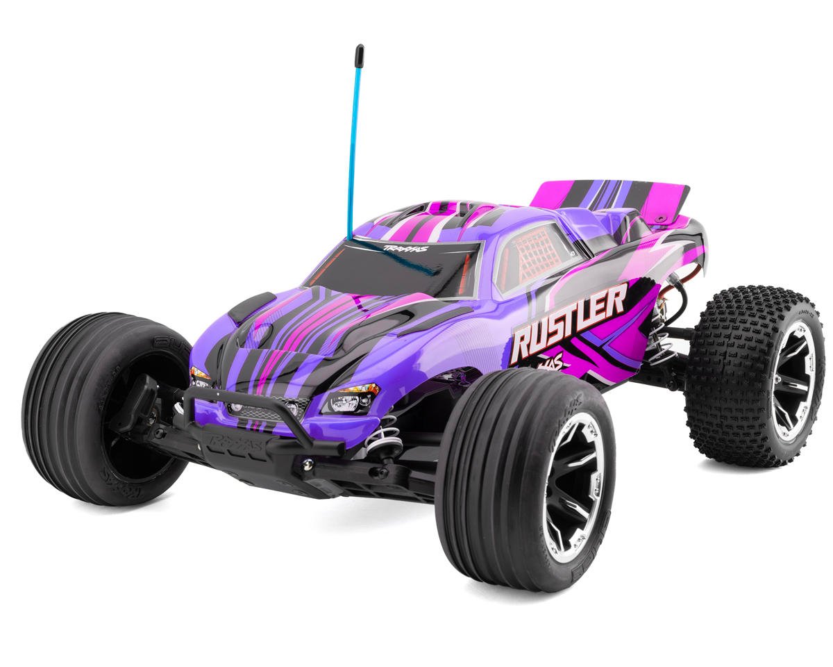 Traxxas Rustler HD 1/10 RTR 2WD Electric Stadium Truck (Pink) 37254-8PINK