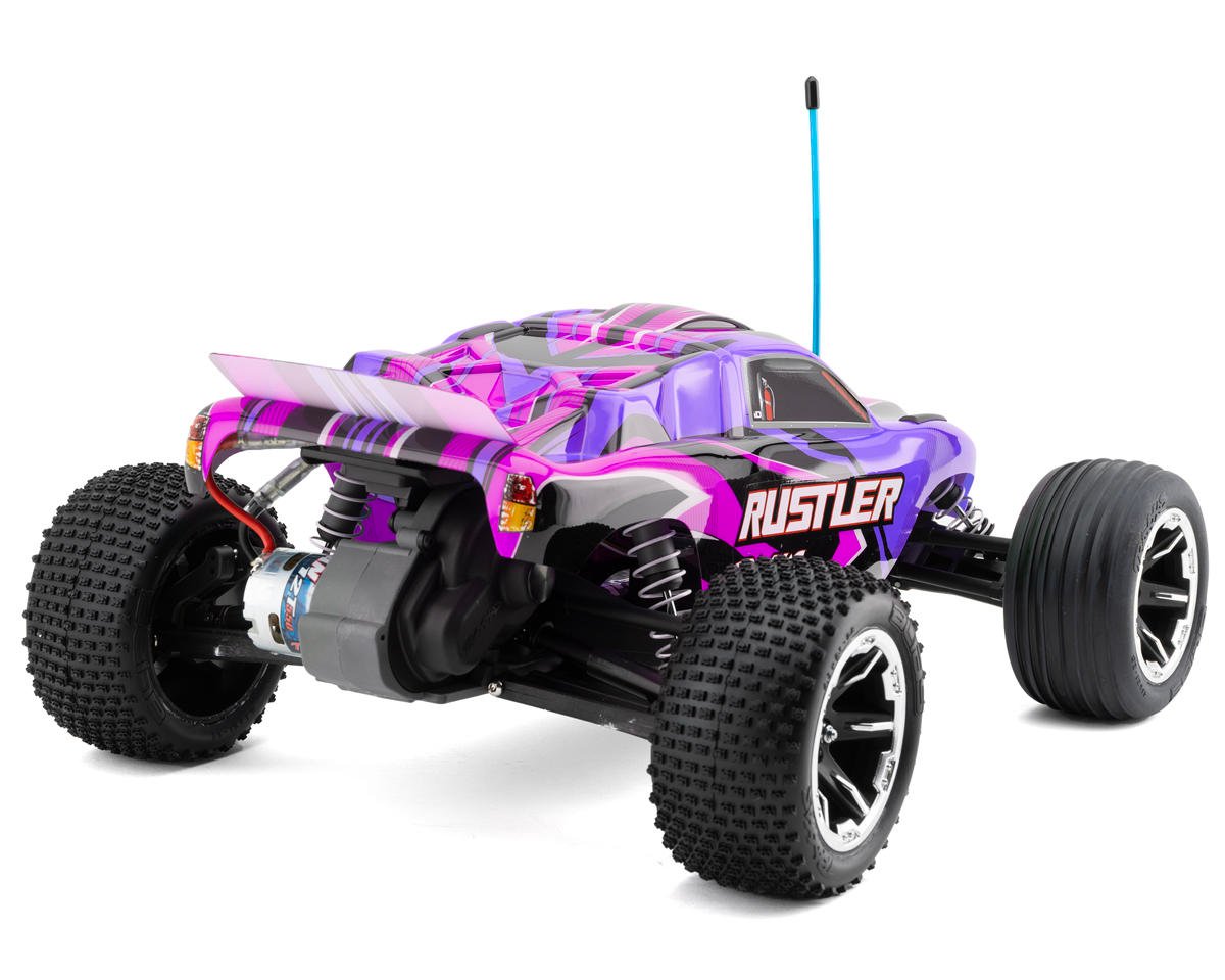 Traxxas Rustler HD 1/10 RTR 2WD Electric Stadium Truck (Pink) 37254-8PINK