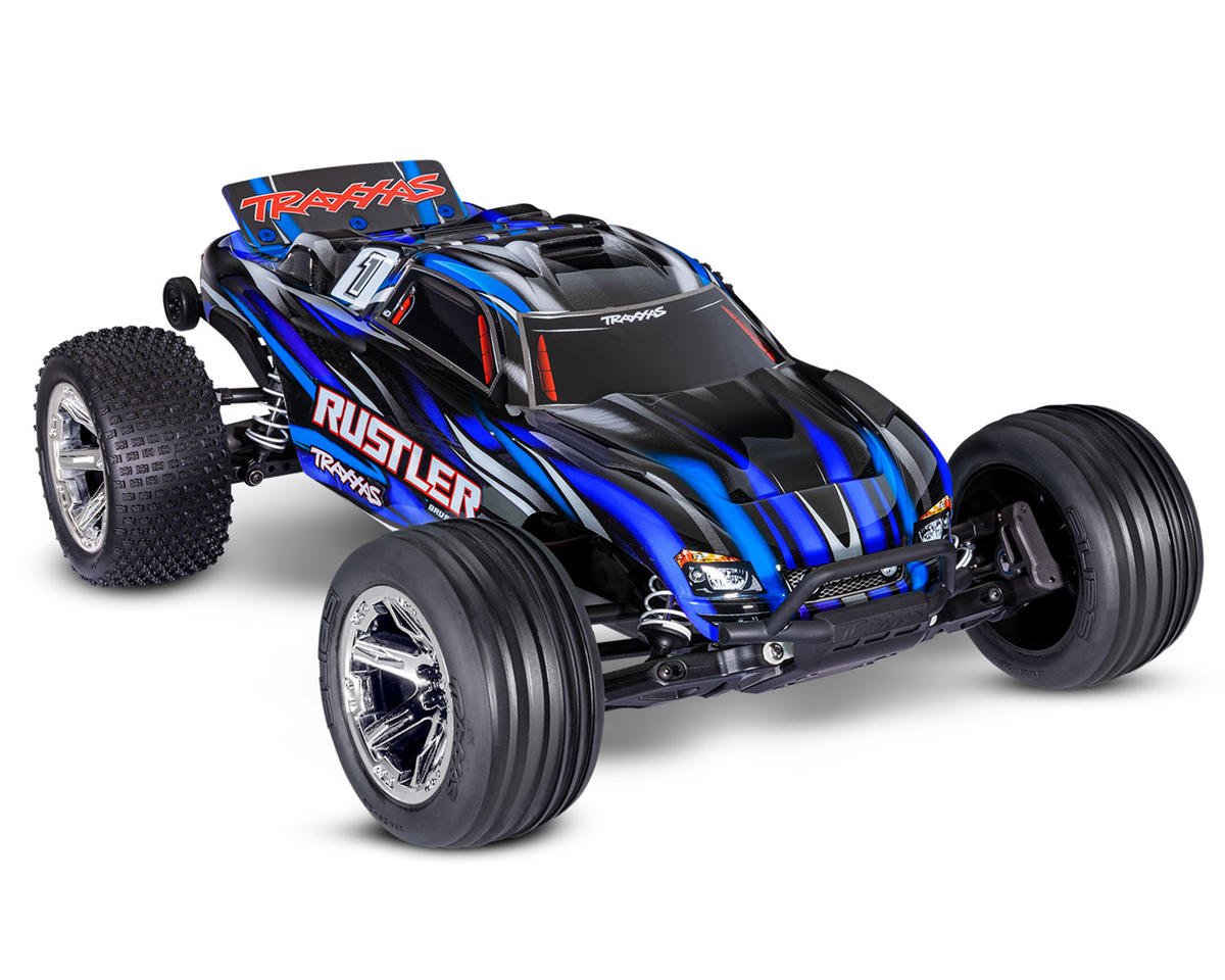 Traxxas Rustler BL-2s HD 1/10 RTR 2WD Brushless Stadium Truck (Blue) 37354-4BLUE