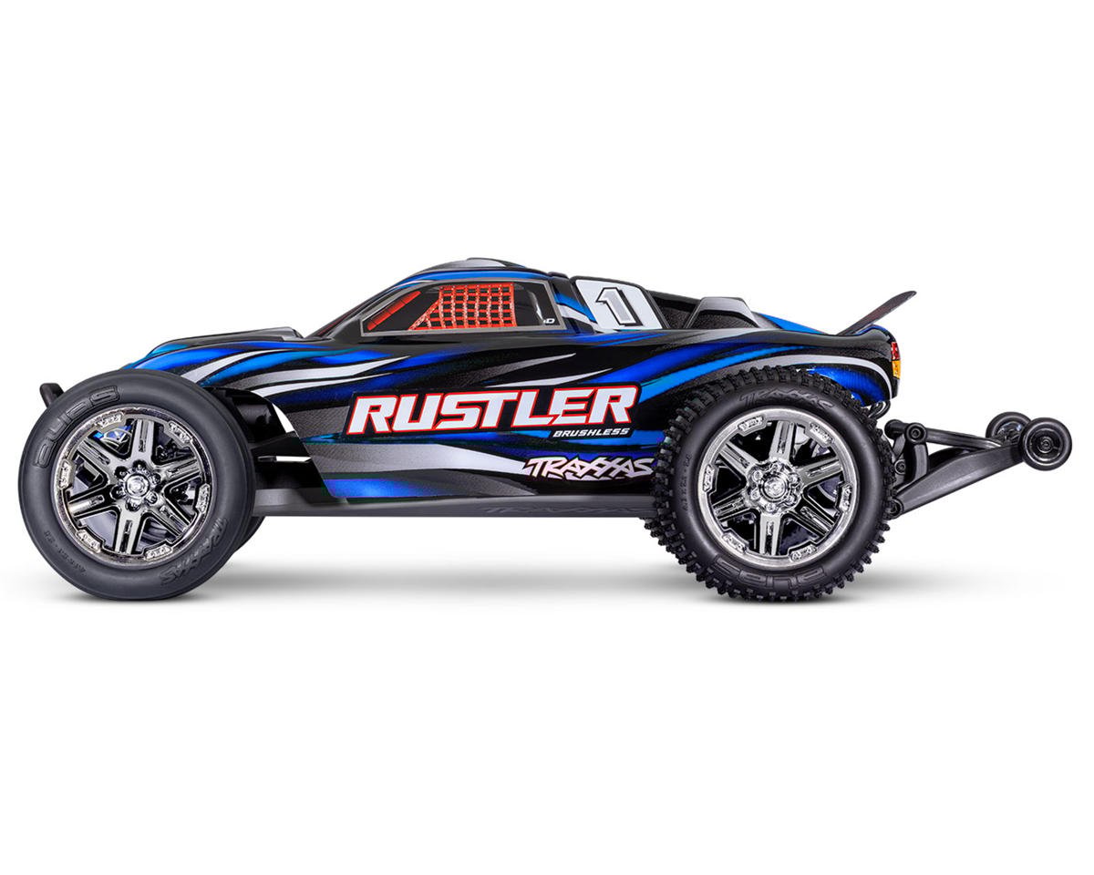 Traxxas Rustler BL-2s HD 1/10 RTR 2WD Brushless Stadium Truck (Blue) 37354-4BLUE
