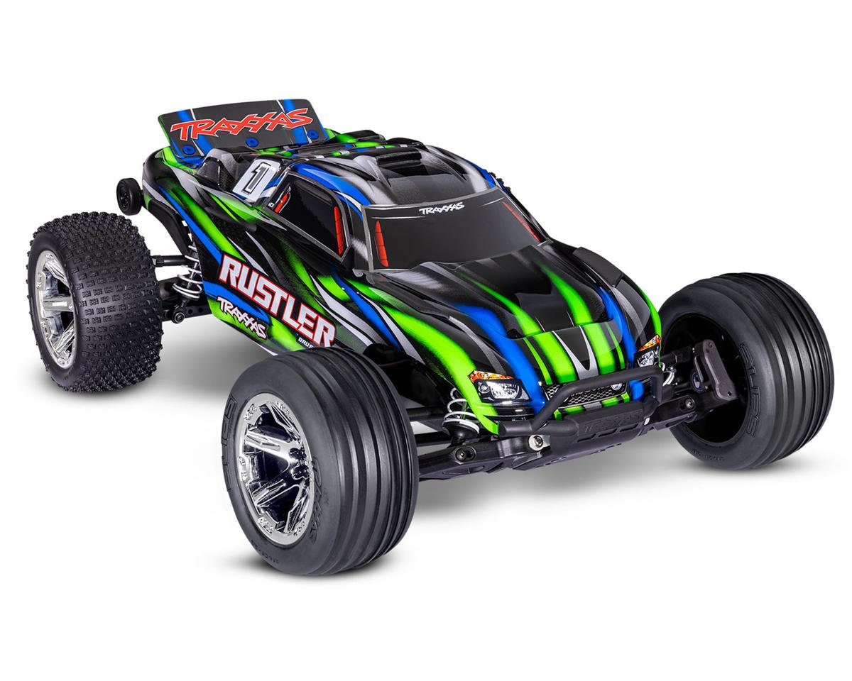 Traxxas Rustler BL-2s HD 1/10 RTR 2WD Brushless Stadium Truck (Green) 37354-4GRN