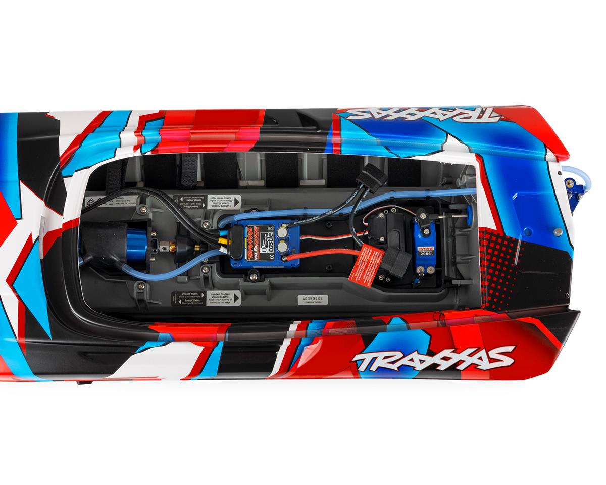 Traxxas DCB M41 Widebody 40" Catamaran High Performance 6S Race Boat (Red) 57046-4REDR