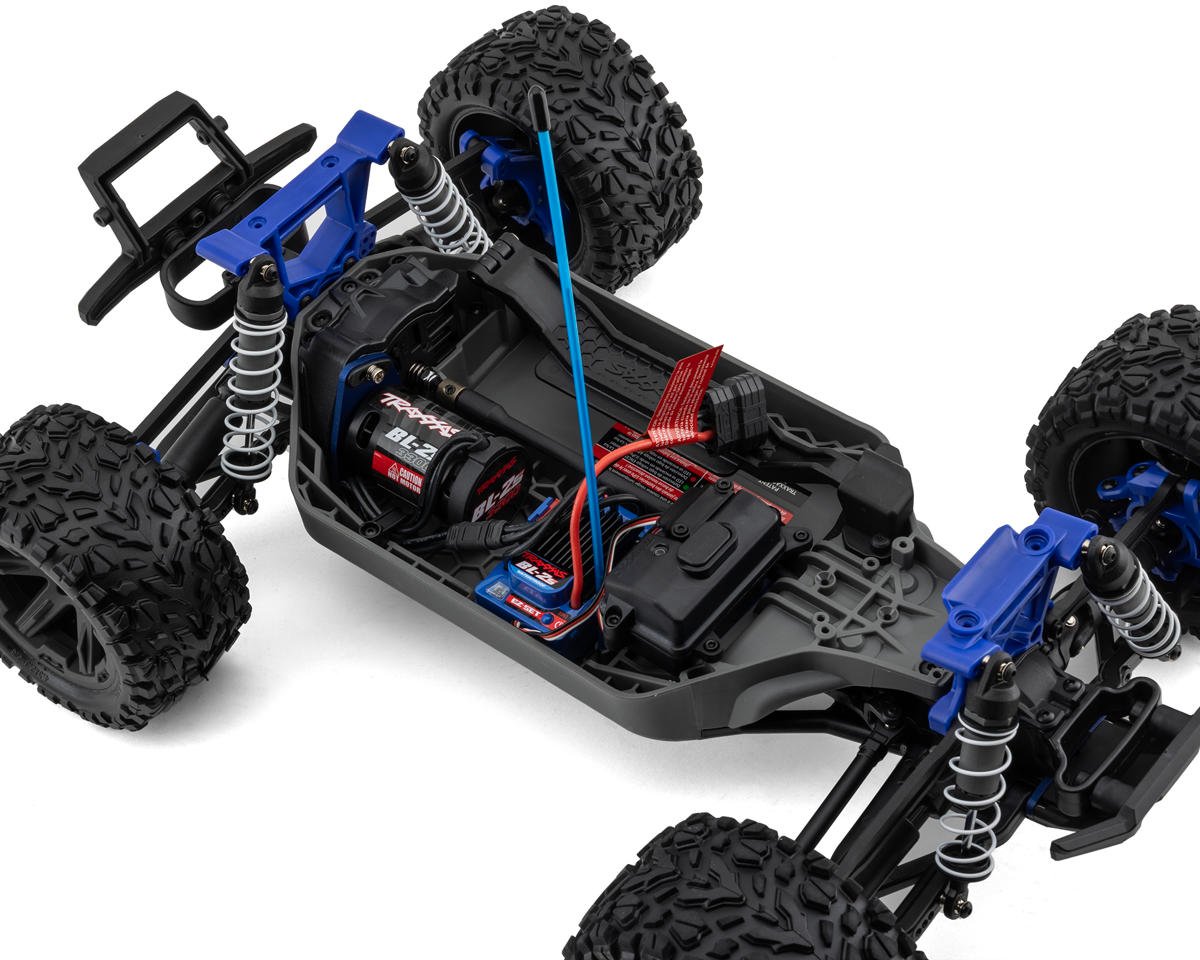Traxxas Rustler 1/10 4X4 Brushless RTR Stadium Truck (Blue) 67164-4BLUE