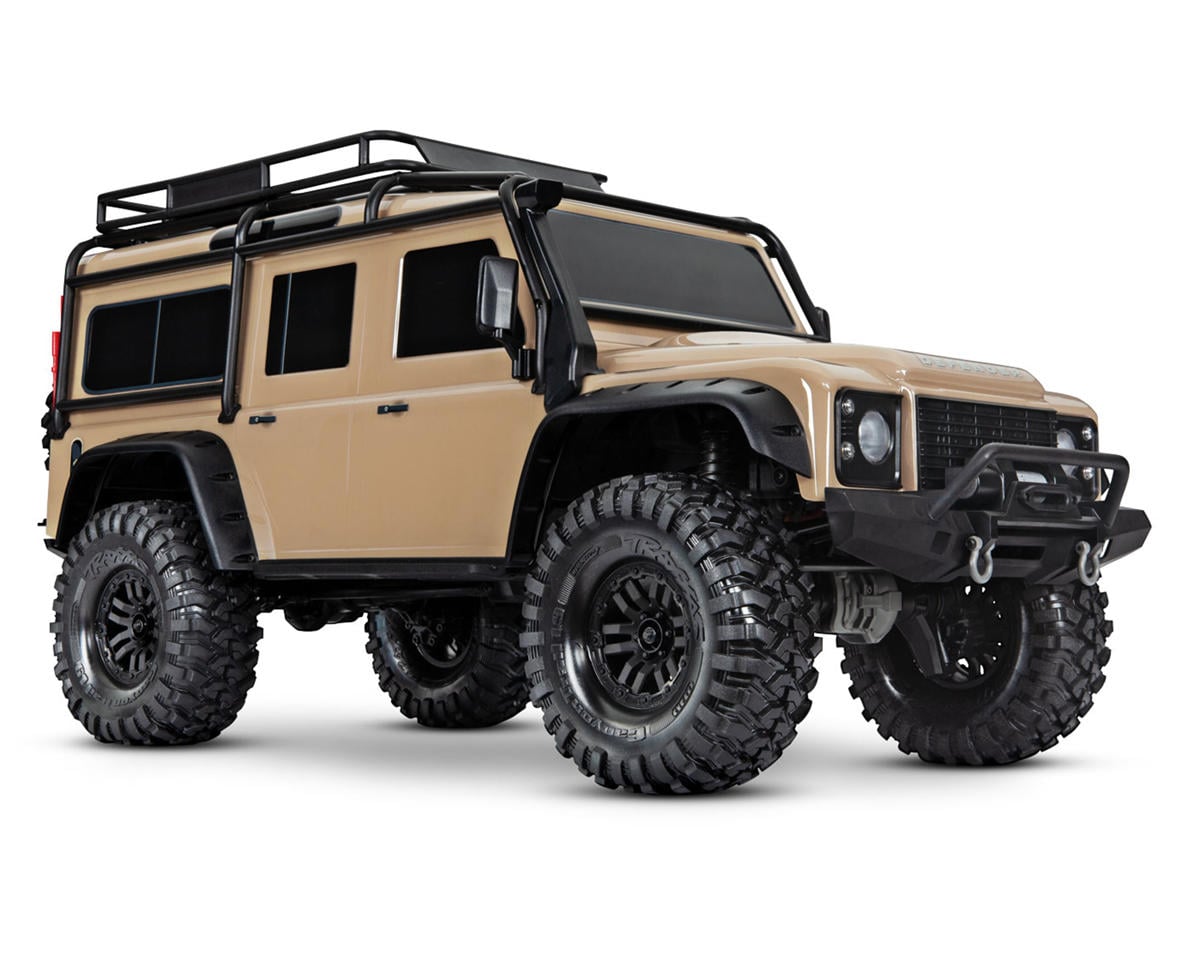 Traxxas TRX-4 1/10 Scale & Trail Rock Crawler w/Land Rover Defender Body (SAND) 82256-4