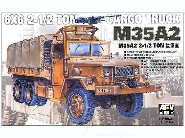 AFV Club AF35004 1/35 M35A2 2.5T Cargo Truck Plastic Model Kit AFV