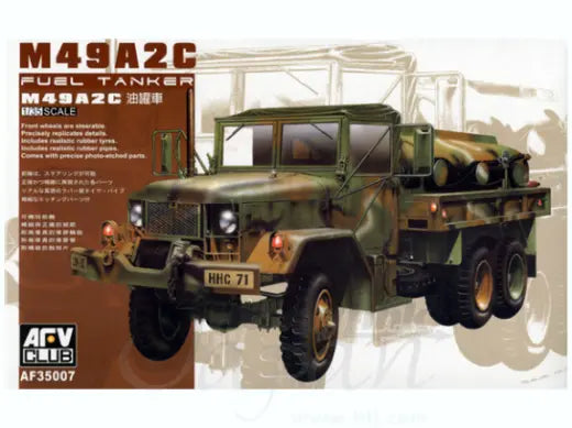 AFV Club AF35007 1/35 M49A2C Fuel Tank Truck Plastic Model Kit AFV