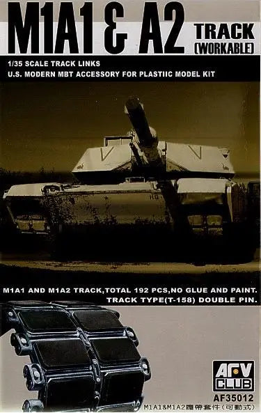 AFV Club AF35012 1/35 Big-Foot Track For M1A1/A2 Conversion Kit AFV