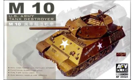 AFV Club AF35024 1/35 M10 Tank Destroyer Plastic Model Kit AFV