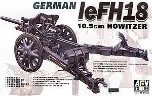 AFV Club AF35050 1/35 German Lefh18 105mm Howitzer Plastic Model Kit AFV