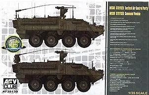 AFV Club AF35130 1/35 M1130 Stryker CV/CV TACP Plastic Model Kit AFV